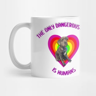 The only dangerous breed is humans! Mug